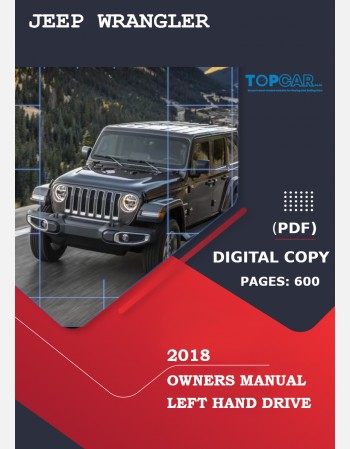 jeep wrangler 2018 owners manual